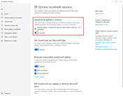 Ochranu lze dočasně deaktivovat v Zabezpečení Windows.