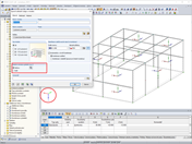 Model je orientovaný základy nahoru a střechou dolů.