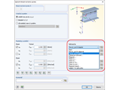 Zadání nelineárního kloubu na konci prutu