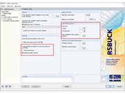 Možnosti a vnitřní dělení prutů v RSBUCK