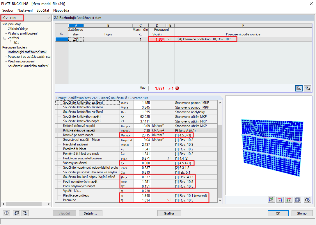 Posouzení podle německé národní přílohy