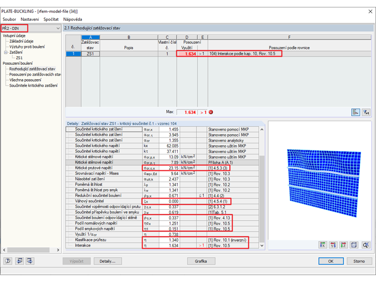 Posouzení podle německé národní přílohy