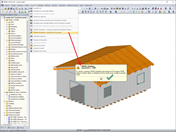 Nové vygenerování zatížení po úpravě modelu
