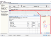 Zobrazení průřezu pro posouzení požární odolnosti