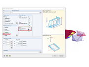 Vodorovné zatížení na ploše ve tvaru násypky