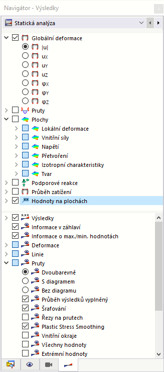 Navigátor - Výsledky