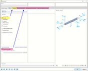 Vstupní dialog „Nový prut“ se záložkami pro vlastnosti kloubů a vlastnosti posouzení