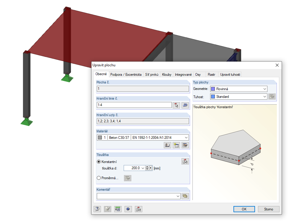 Výběr hraničních linií