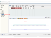 Navržená výztuž stanovená v RF-CONCRETE Members