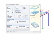 Zatížení plochy pouze na účinnou plochu prutů (například bez vlivu na vybrané pruty)