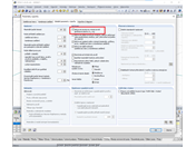 Aktivace smykové tuhosti v parametrech výpočtu