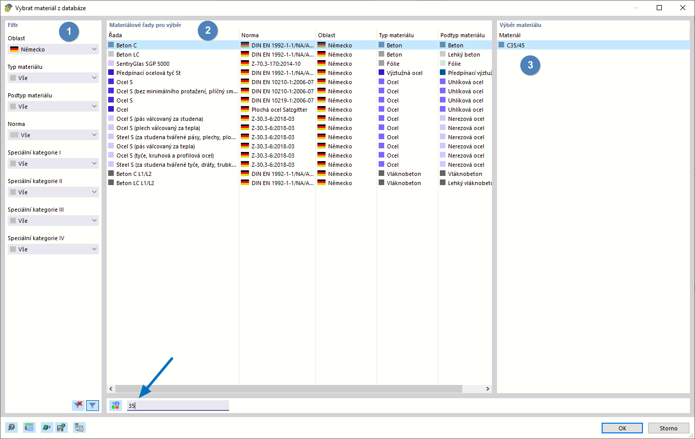 Výběr materiálu v knihovně