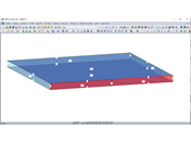 Boční plocha PL4 rozdělená na dílčí plochy PL4 a PL7, každá se čtyřmi hraničními liniemi