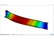 Vlastní tvar prostého nosníku