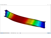 Vlastní tvar prostého nosníku