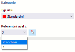 Výběr referenčního uzlu