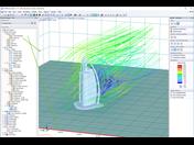 RWIND Simulation | Zobrazení rastru a měřítka větrného tunelu