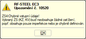 FAQ 005021 | Proč jsou některé zatěžovací stavy zobrazeny v přídavném modulu RF-STEEL EC3 červeně?