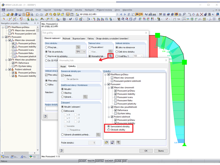 Možnosti hromadného tisku
