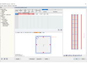 Navržená výztuž stanovená pomocí RF-CONCRETE Columns