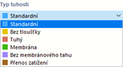 Výběr typu tuhosti