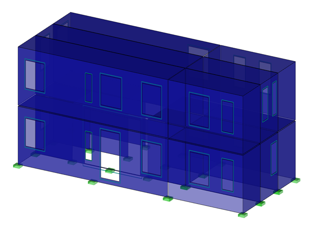 Výpočet a návrh budovy R+1: studie dvou variant (smíšená ocelobetonová konstrukce a modulární konstrukce)