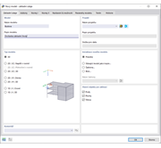 Možnost zvolit typ modelu 1D, 2D či 3D v základních údajích