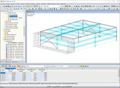 Zatížení plochy čelní stěny kolmo na zatížení výbuchem