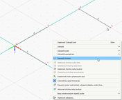 Zobrazení číslování linií a uzlů