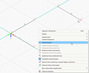 Zobrazení číslování linií a uzlů