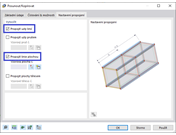 Vytvoření linií a ploch při kopírování