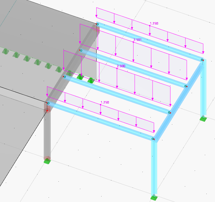 Zatížení na pruty