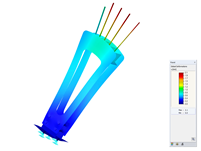 Base Point for Guy Wires of Met Mast, Animation of Deformation