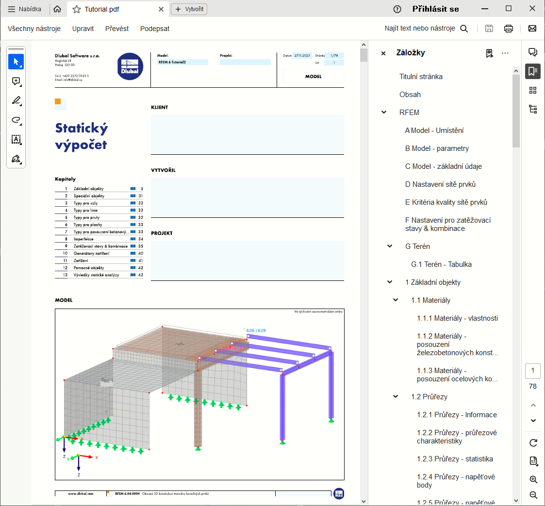 Soubor PDF v tiskovém protokolu