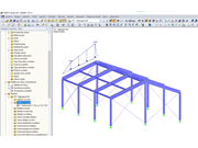 Zatížení na sadu prutů