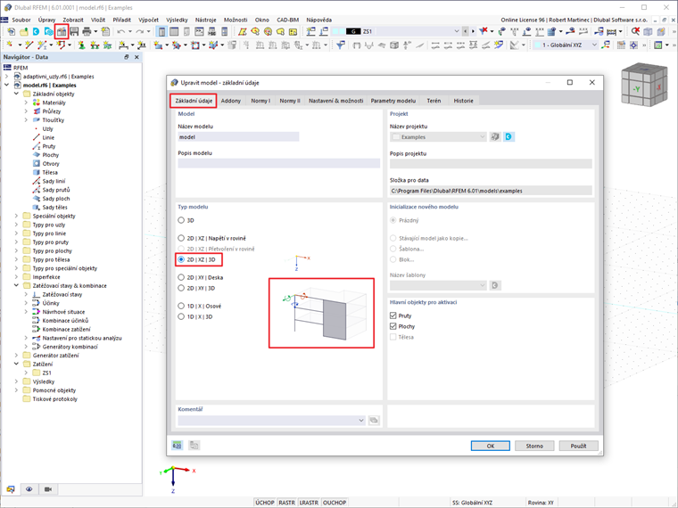 FAQ 005040 | Co znamená typ modelu 2D/XZ/3D nebo 2D/XY/3D?