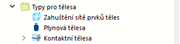 Typy pro tělesa v navigátoru