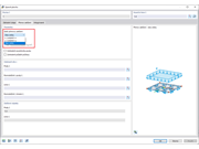 FAQ 005057 | Mám nosníkový rošt s pruty ve směru X a Y. Po vnesení zatížení pomocí typu plochy "Přenos zatížení" se zatíží pouze...