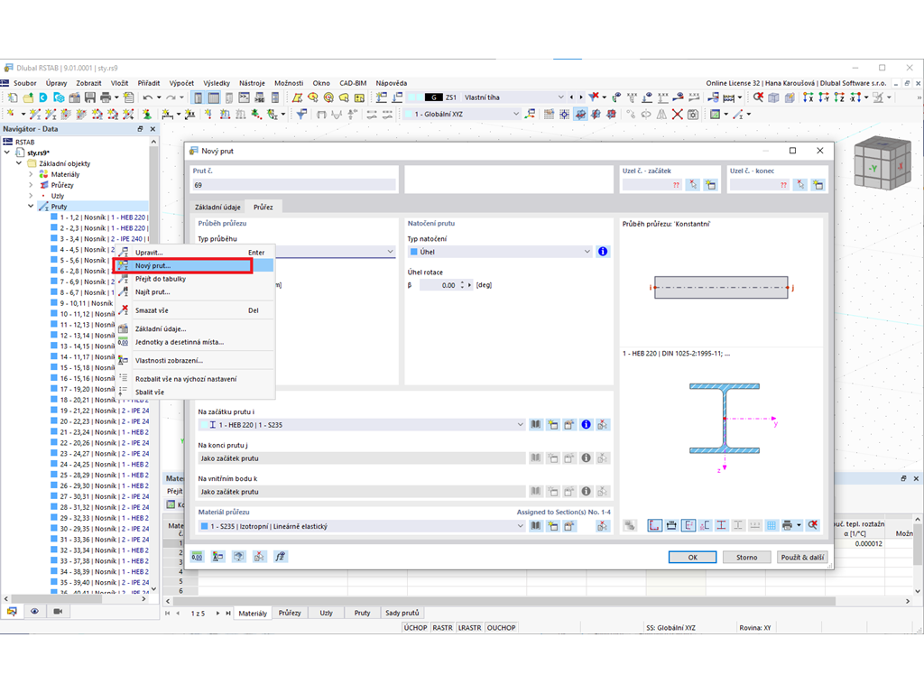 Funkce 002052 | Intuitivní uživatelské rozhraní