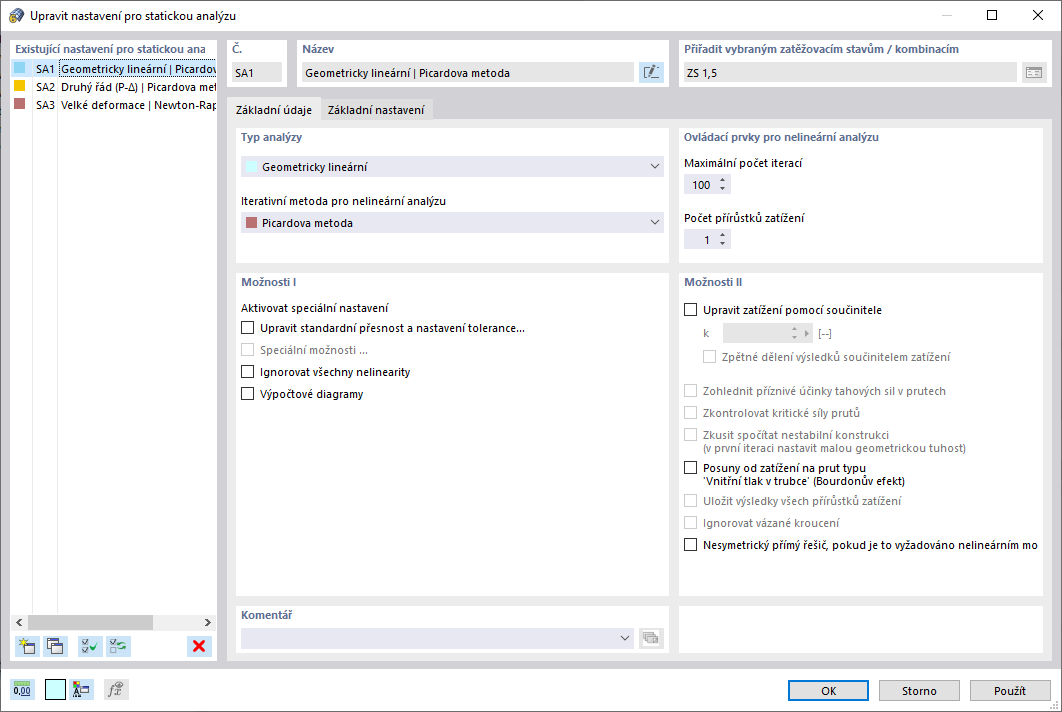Funkce 002028 | Možnost zvyšovat zatížení postupně
