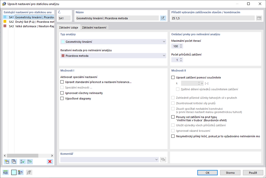 Funkce 002028 | Možnost zvyšovat zatížení postupně