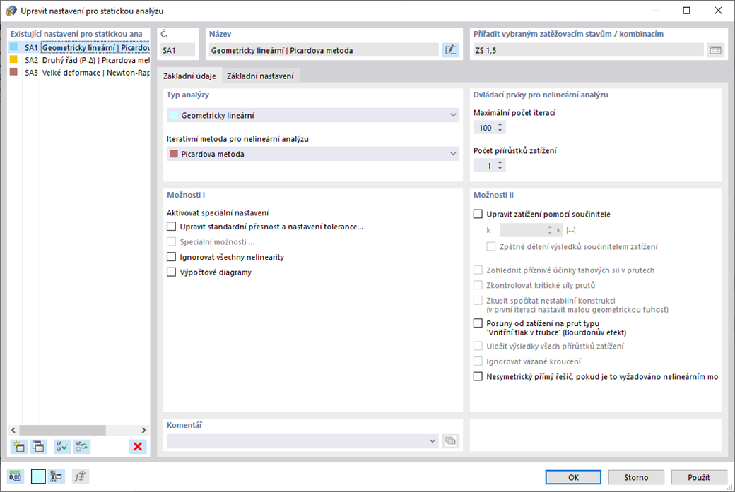 Funkce 002028 | Možnost zvyšovat zatížení postupně