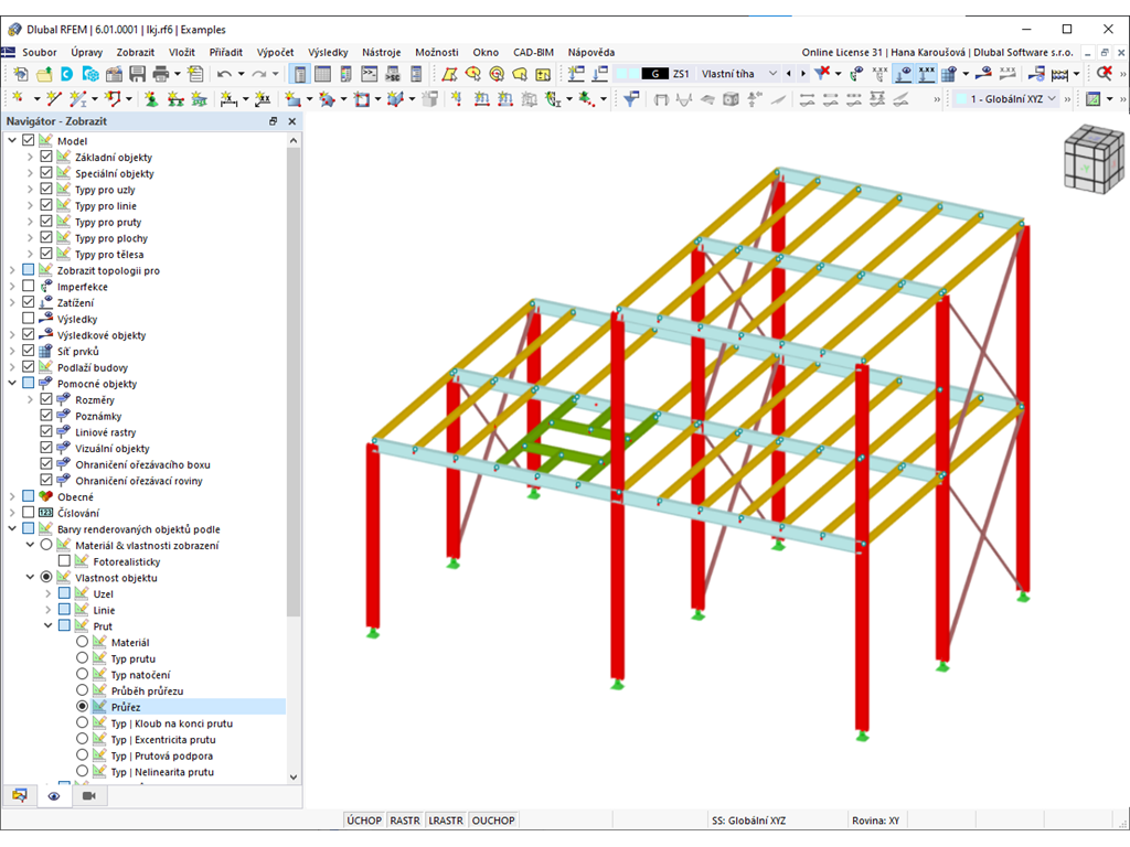 Funkce 001984 | Vlastnosti zobrazení