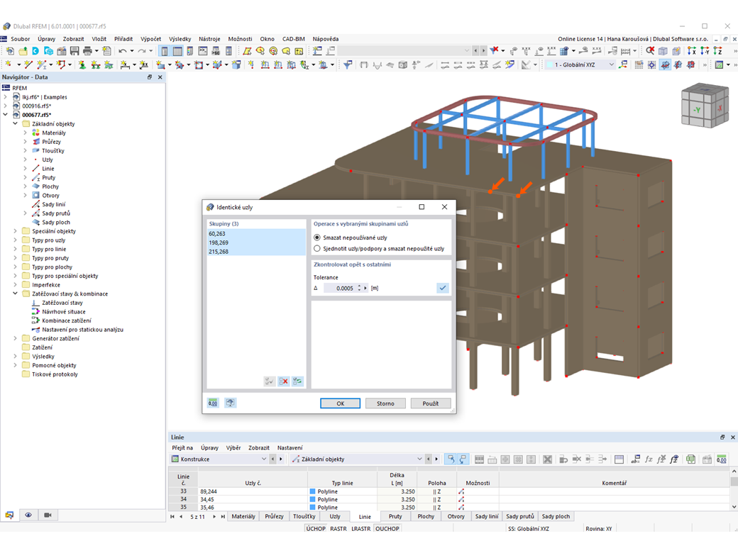 Funkce 002009 | Snadná kontrola modelu