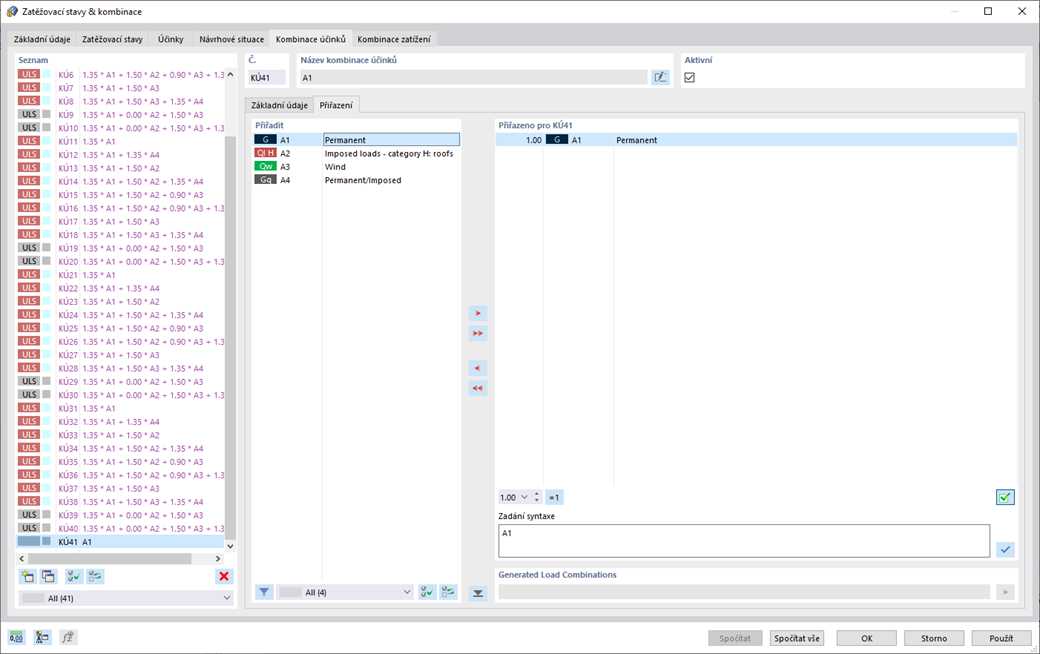 Funkce 002023 | Kombinace účinků