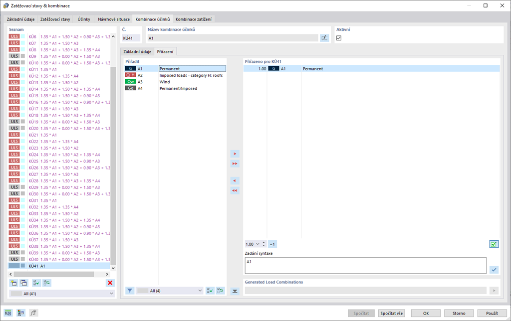 Funkce 002023 | Kombinace účinků