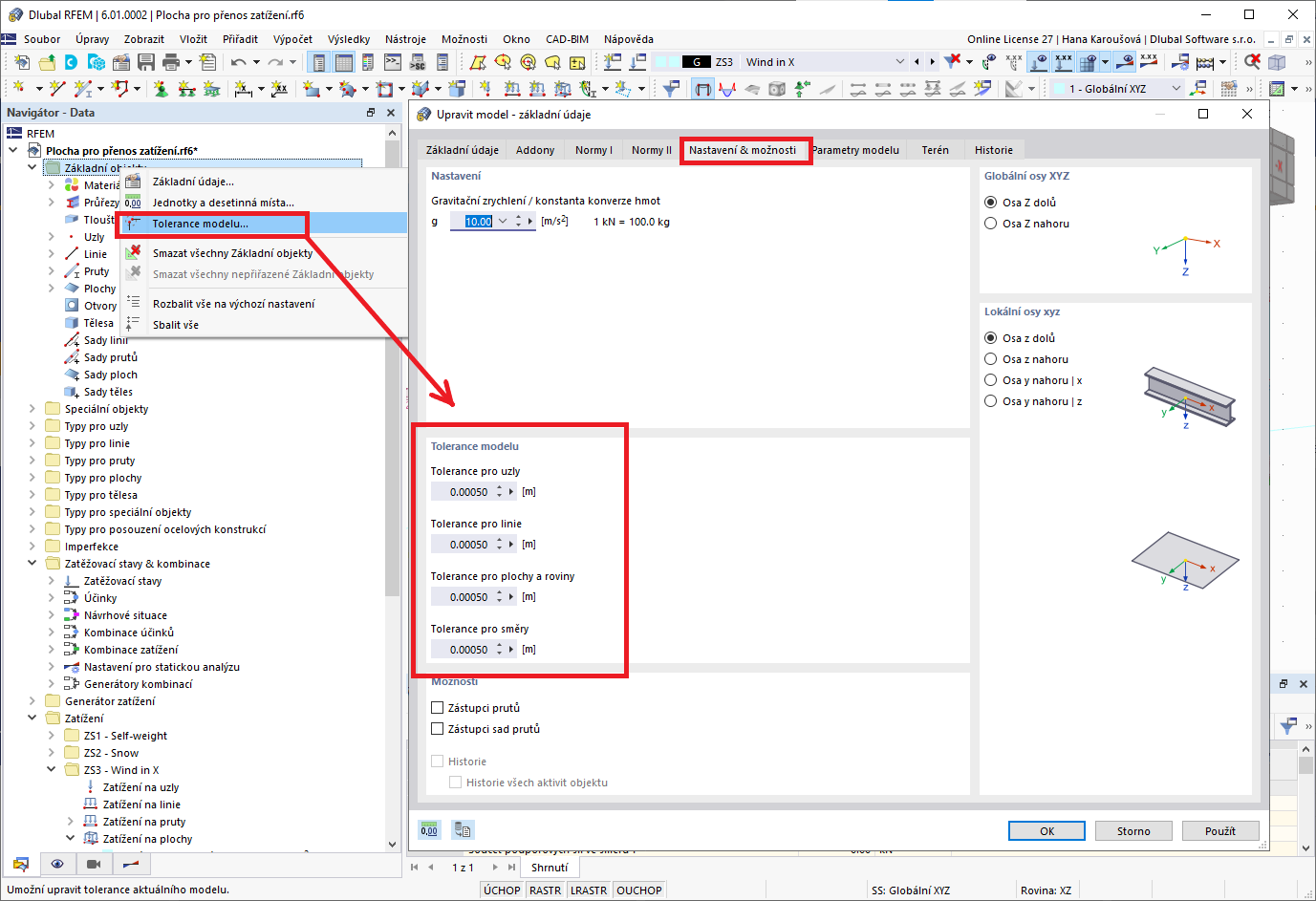 FAQ 005072 | Wie kann das Modell regeneriert werden beziehungsweise wo können Modelltoleranzen angepasst werden?
