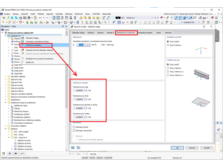 FAQ 005072 | Wie kann das Modell regeneriert werden beziehungsweise wo können Modelltoleranzen angepasst werden?