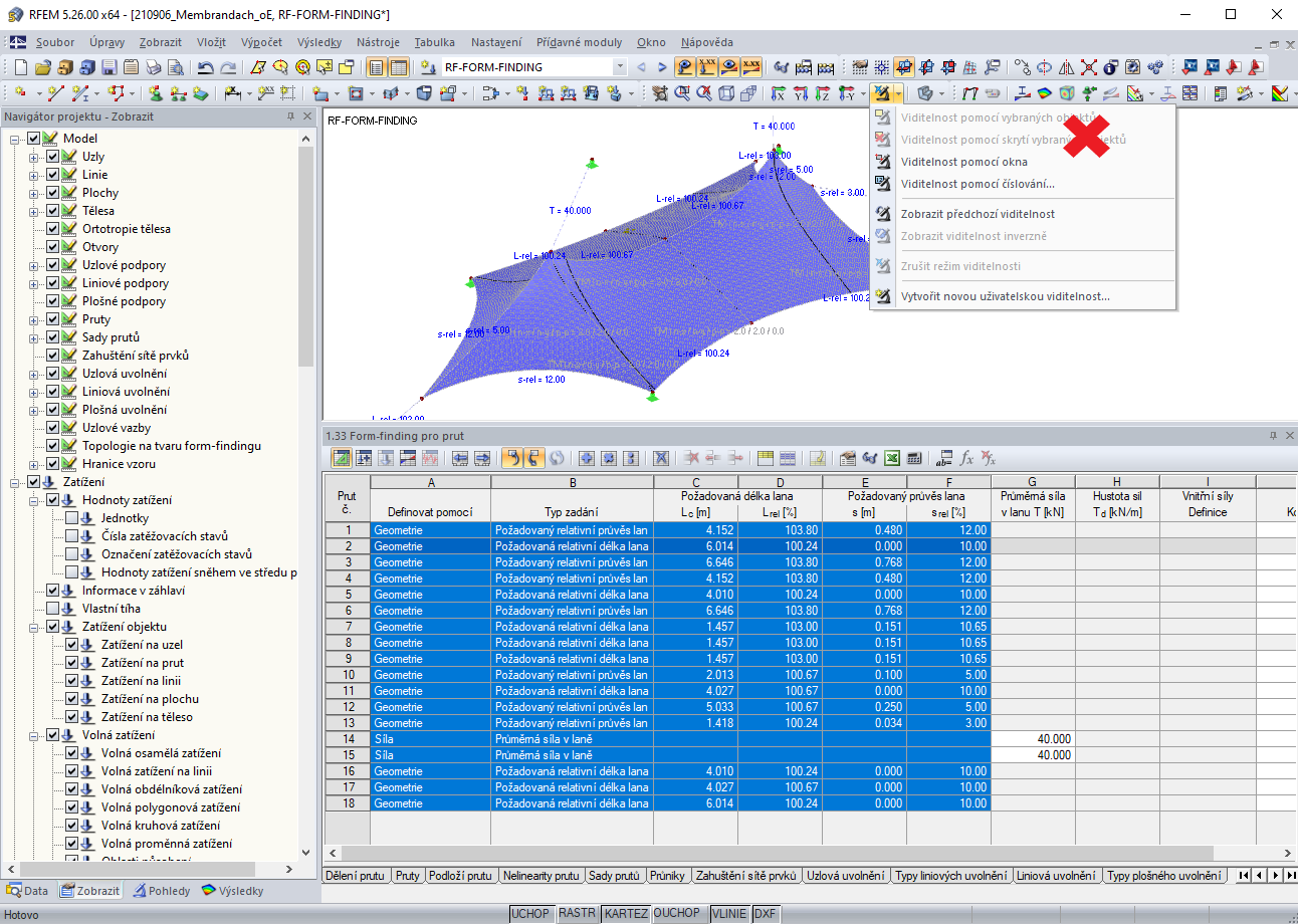 FAQ 005079 | Kann ich eine Sichtbarkeit aus Objekten erstellen, obwohl die Funktion ausgegraut ist?