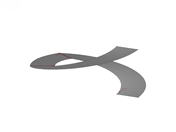 Točité schodiště s podestou